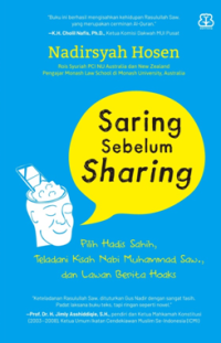Saring Sebelum Sharing : pilih hadis sahih, teladani kisah Nabi Muhammad SAW, dan lawan berita hoaks